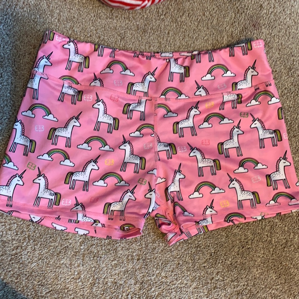 Unicorn booty shorts